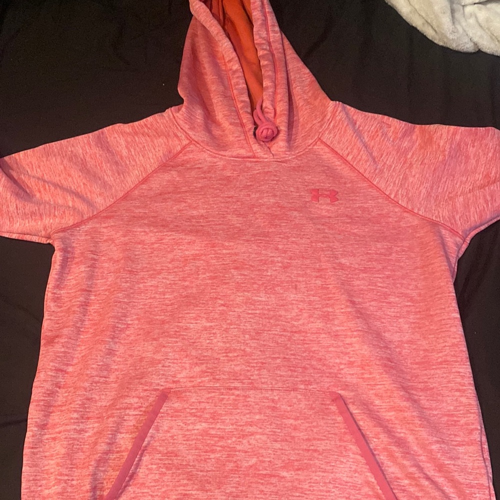 Pink Underarmour Hooded Sweatshirt Adult Small
